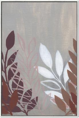 Picture of Brown And White Leaves II