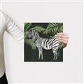 Picture of Zebra In The Jungle _GroupedProduct_Square_Canvas_