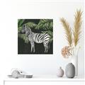 Picture of Zebra In The Jungle _GroupedProduct_Square_Canvas_