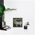 Picture of Zebra In The Jungle _GroupedProduct_Square_Canvas_Framed_