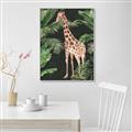 Picture of Giraffe In The Jungle _GroupedProduct_Rectangle_Portrait_Canvas_Framed_