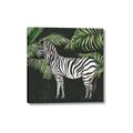 Picture of Zebra In The Jungle _GroupedProduct_Square_Canvas_