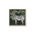 Picture of Zebra In The Jungle _GroupedProduct_Square_Canvas_Framed_