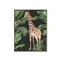 Picture of Giraffe In The Jungle _GroupedProduct_Rectangle_Portrait_Canvas_Framed_