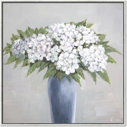 Picture of Flower in blue jar