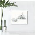 Picture of Cute cat _GroupedProduct_Rectangle_Landscape_Canvas_Framed_