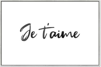 Picture of Je Taime