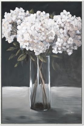 Picture of White Hydrangea jar