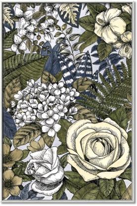 Picture of Detailed Floral in Color II