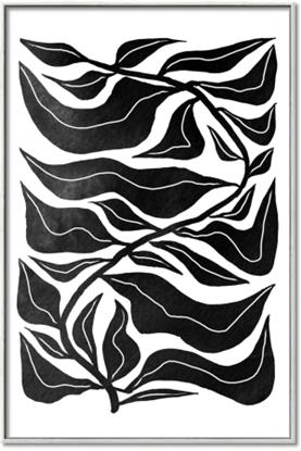 Picture of Noir Leaves II