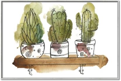 Picture of Splashed Cactus II