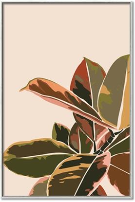 Picture of Color Block Leaves III