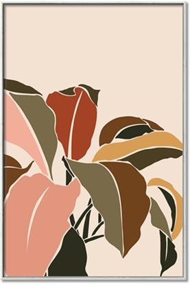 Picture of Color Block Leaves IV