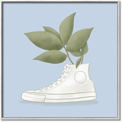 Picture of Plant Shoe Blue I