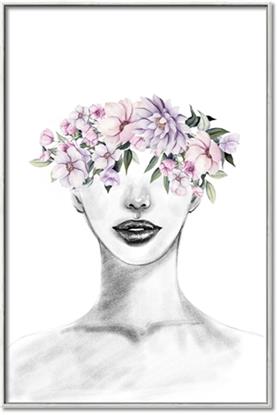 Picture of Pink Floral Face