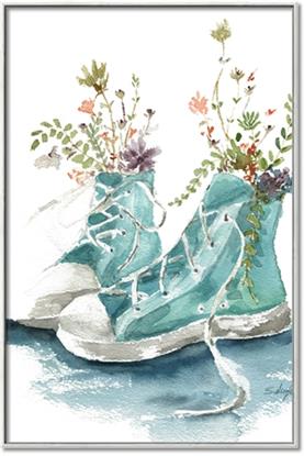 Picture of Teal Shoe Garden 