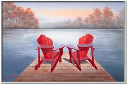 Picture of Red Muskoka Chairs