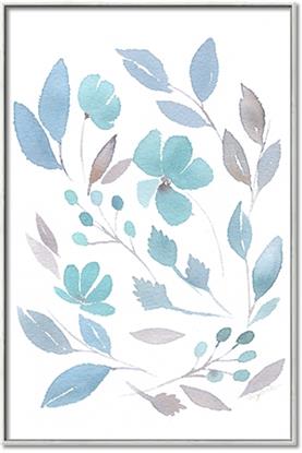 Picture of Light Blue Leaves IV