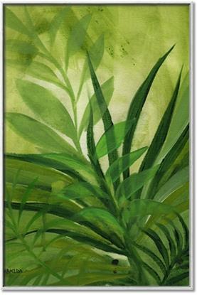 Picture of Fresh Palm Leaves I