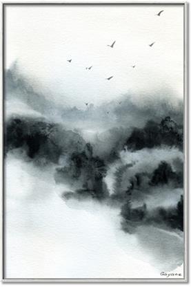 Picture of Misty Forest with Birds