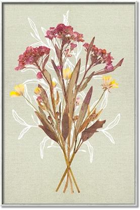 Picture of Dried Flowers with Outline I