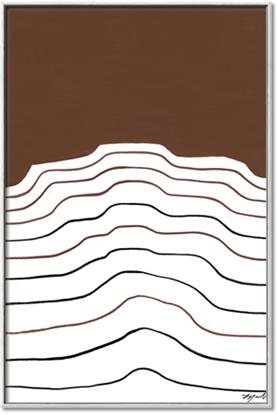 Picture of Mid Century Abstract Brown