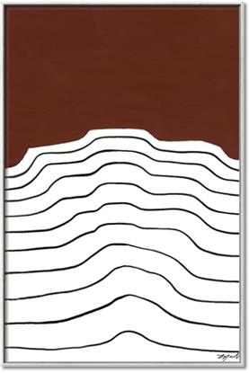 Picture of Mid Century Abstract Red