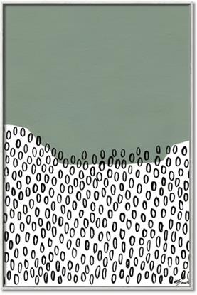 Picture of Mid Century Abstract Green