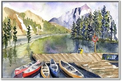 Picture of Canoe at Lake Louise 