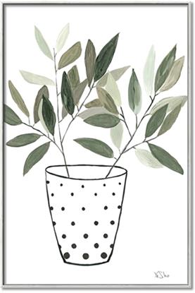 Picture of Leaves in Fun Vase I