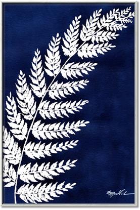 Picture of Fern on blue I 