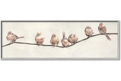 Picture of Birds on Wooden Branch