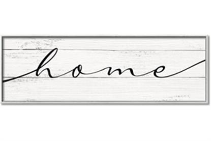Picture of Home on Wood Panel