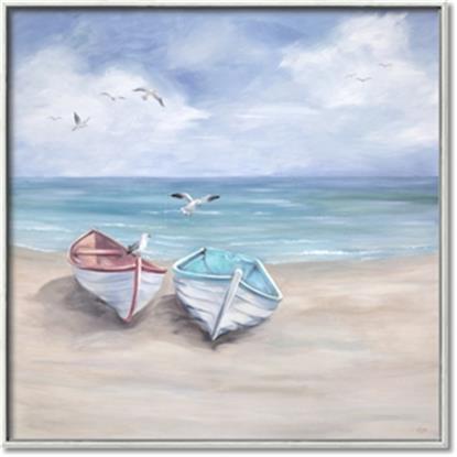 Picture of White Fishing Boats