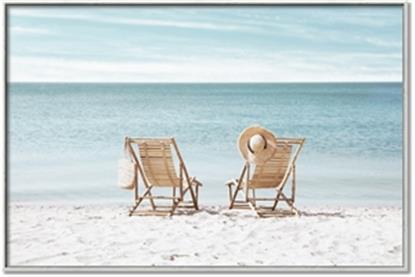 Picture of Muskoka Chairs with hats