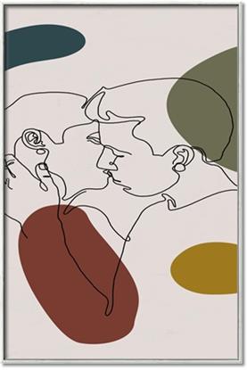 Picture of Line drawn Kiss I