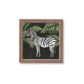 Picture of Zebra In The Jungle _GroupedProduct_Square_Framed_Matted_