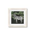Picture of Zebra In The Jungle _GroupedProduct_Square_Framed_Matted_