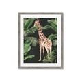 Picture of Giraffe In The Jungle _GroupedProduct_Rectangle_Portrait_Framed_Matted_