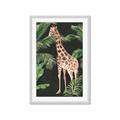 Picture of Giraffe In The Jungle _GroupedProduct_Rectangle_Portrait_Framed_Matted_