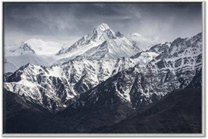Picture of Snow Mountain with Blue Sky