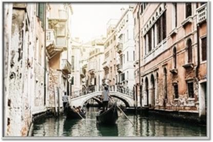 Picture of Gondolas at Venice Italy