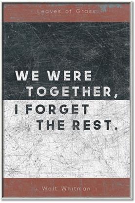 Picture of We Were Together - Whitman
