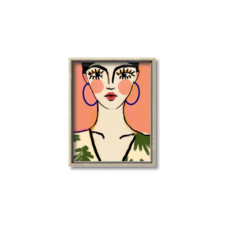 Picture of Peachy Elegance _GroupedProduct_Rectangle_Portrait_Canvas_Framed_