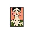 Picture of Peachy Elegance _GroupedProduct_Rectangle_Portrait_Canvas_Framed_
