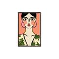Picture of Peachy Elegance _GroupedProduct_Rectangle_Portrait_Canvas_Framed_