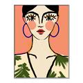 Picture of Peachy Elegance _GroupedProduct_Rectangle_Portrait_Canvas_Framed_