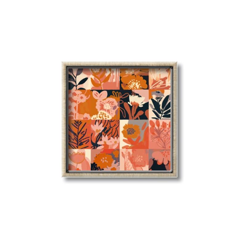 Picture of Whispers of Peach Memory _GroupedProduct_Square_Canvas_Framed_