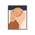 Picture of Figurative Half Face _GroupedProduct_Rectangle_Portrait_Canvas_Framed_