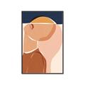 Picture of Figurative Half Face _GroupedProduct_Rectangle_Portrait_Canvas_Framed_